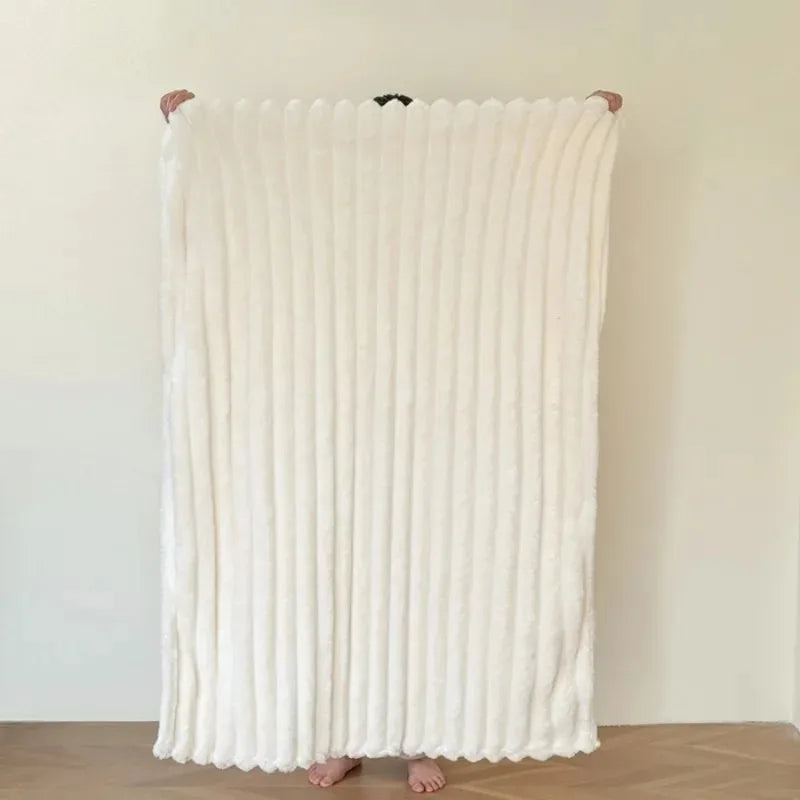 Plaid Doux Rayé