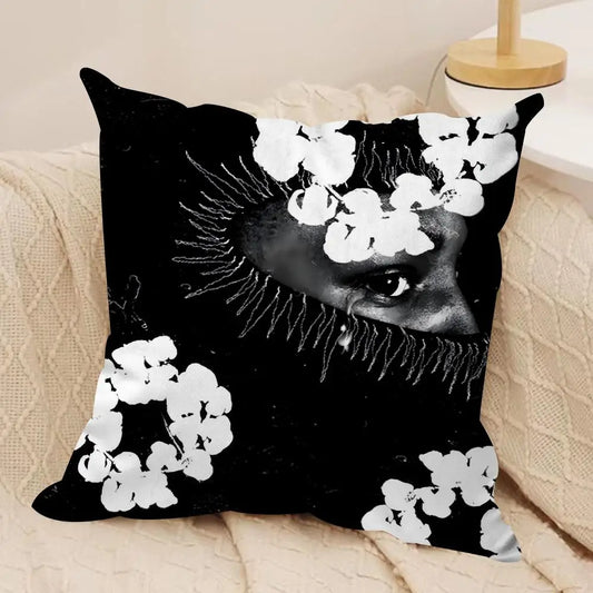 Housse de Coussin florale