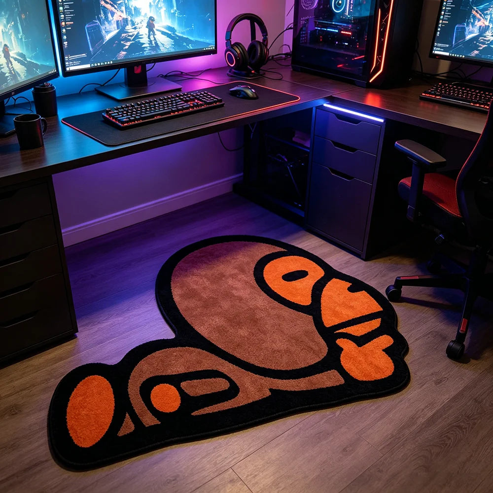 Tapis Singe Cartoon
