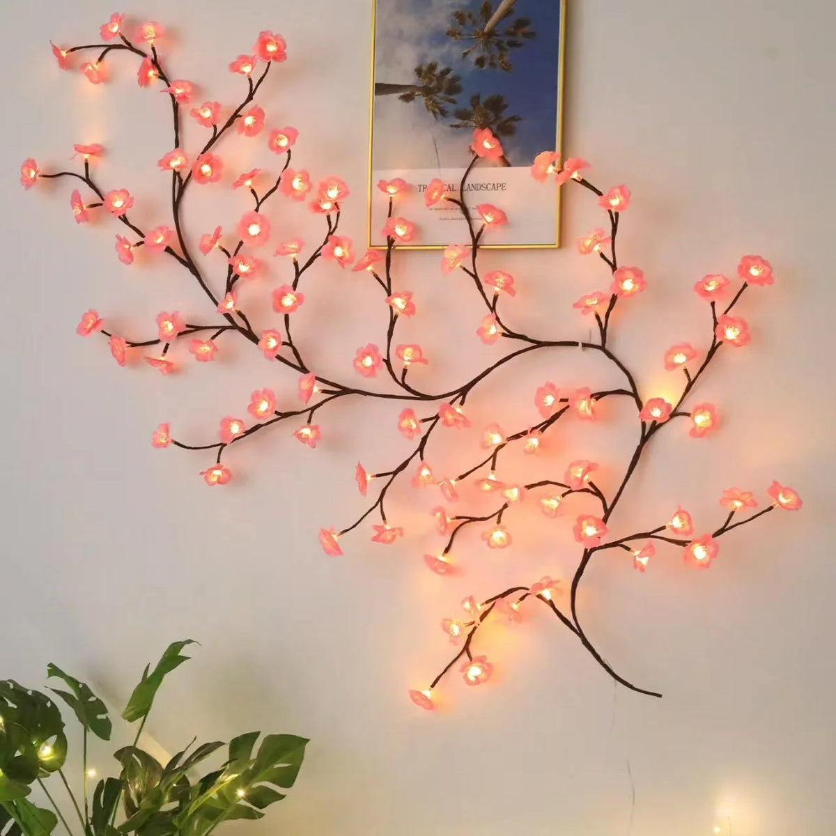 Guirlande Lumineuse Fleurs de Cerisier USB
