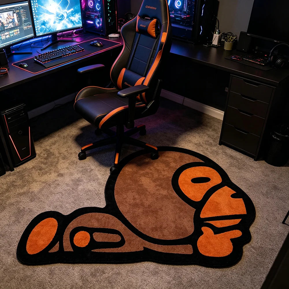 Tapis Singe Cartoon