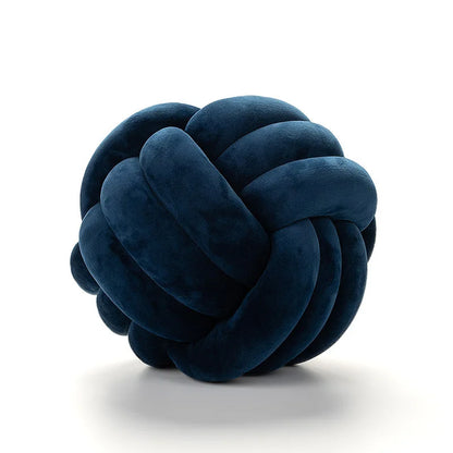 Coussin Boule Nouée Velours