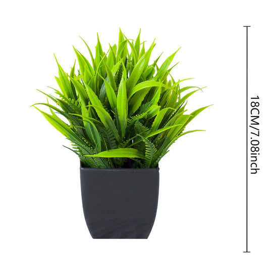 Plante Artificielle Mini en Pot Noir