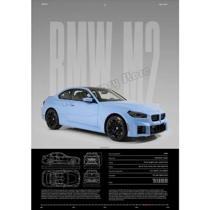 Affiche Décorative Voiture