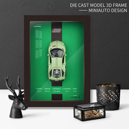 Cadre Photo 3D Voiture Miniature
