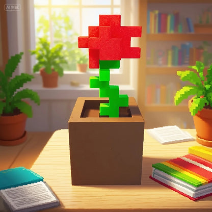 Rose Pixel 3D