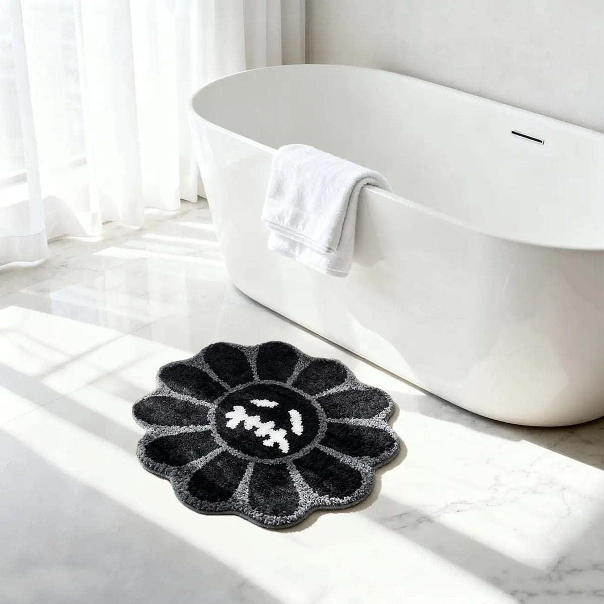 Tapis Fleur Décoratif 🌸