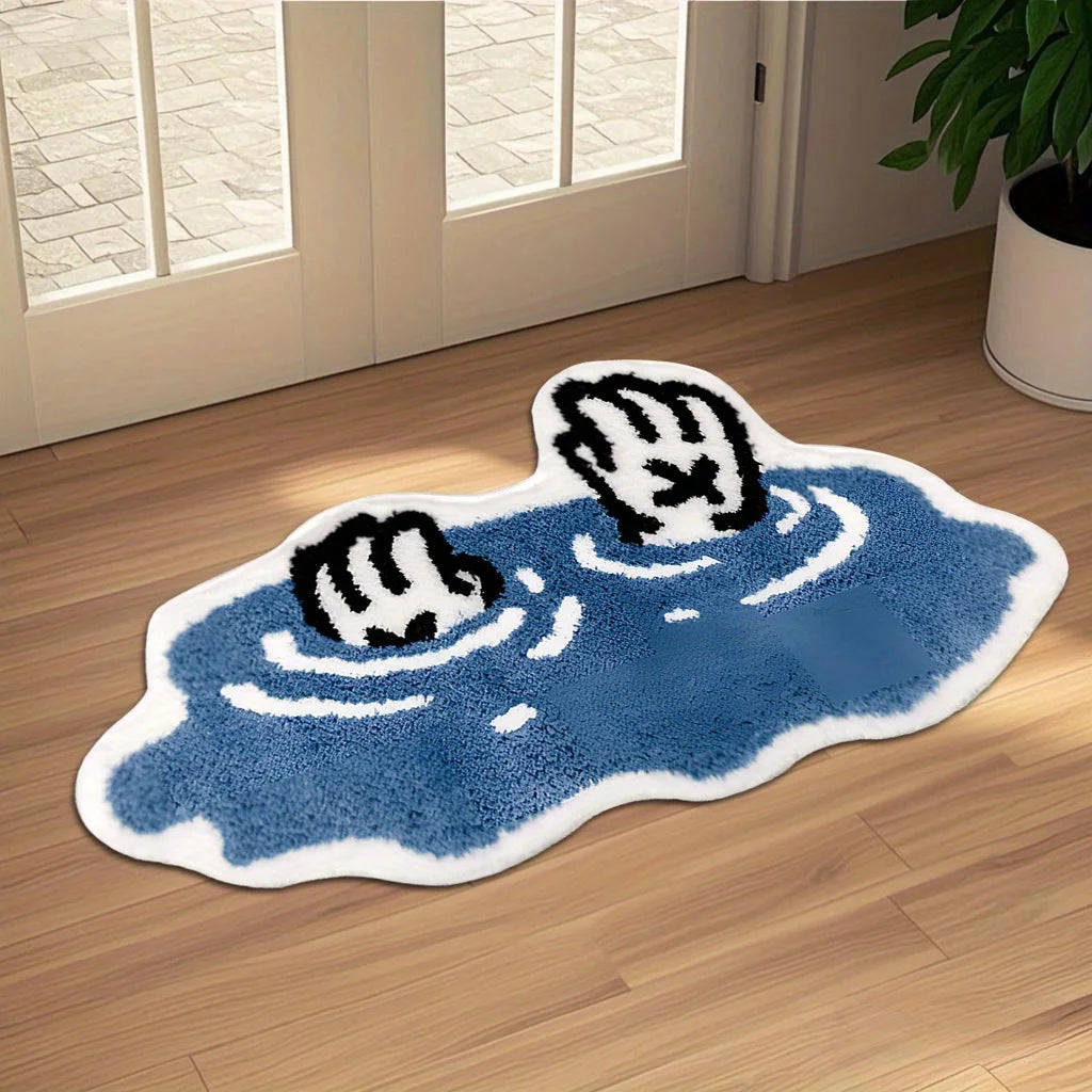 Tapis en Forme de Flaque d'Eau 💦