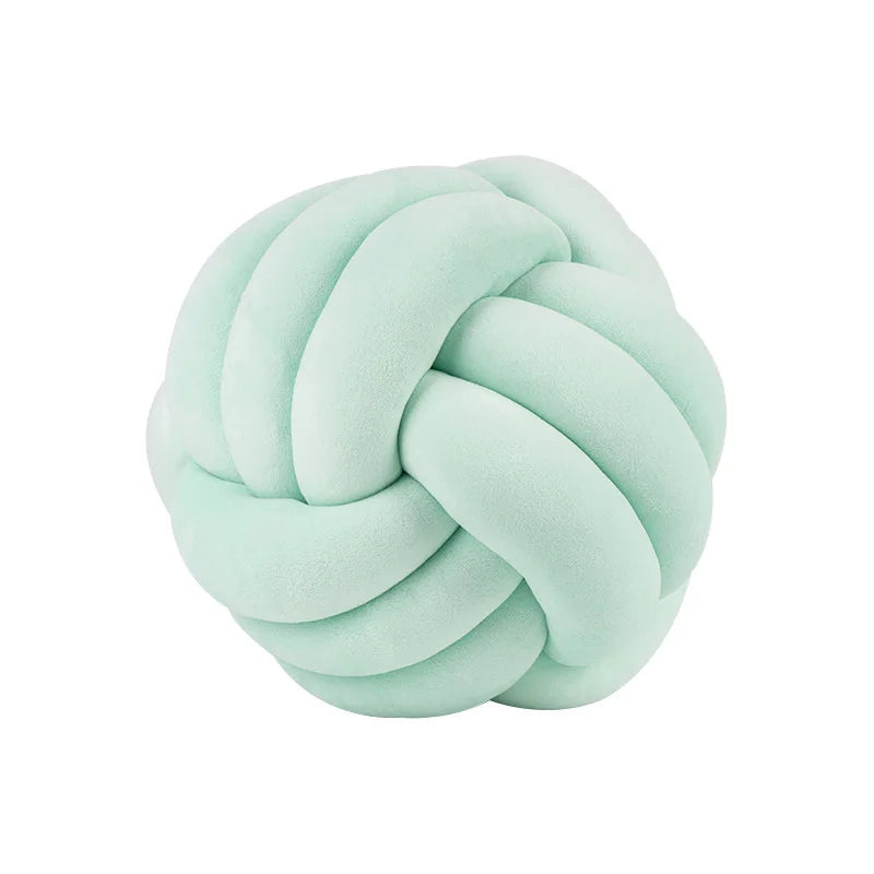 Coussin Boule Nouée Velours