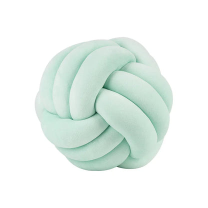 Coussin Boule Nouée Velours
