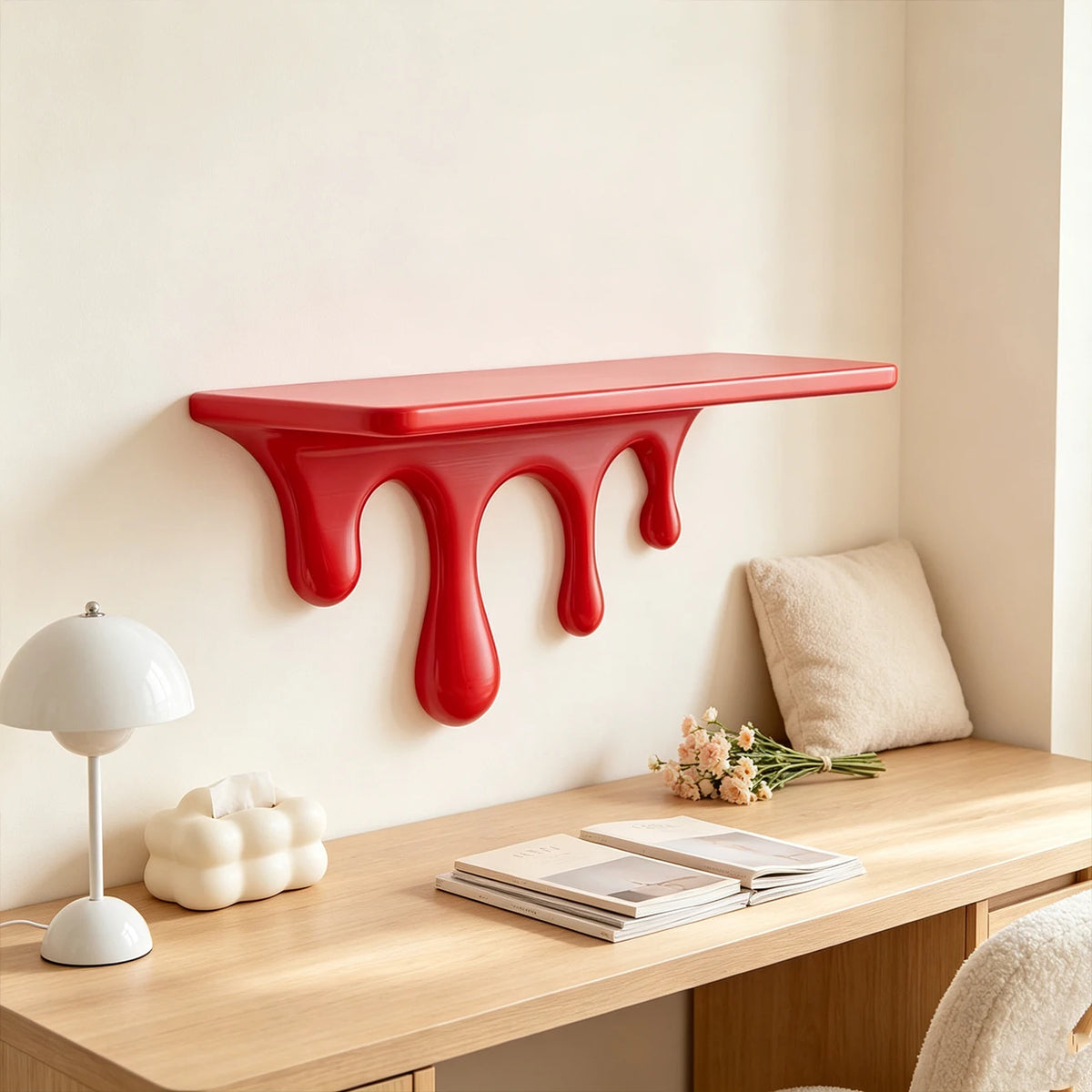 Étagère Murale Dégoulinante 3D Imprimée