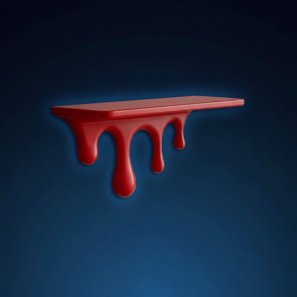 Étagère Murale Dégoulinante 3D Imprimée
