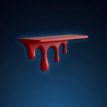 Étagère Murale Dégoulinante 3D Imprimée