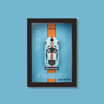Cadre Photo 3D Voiture Miniature