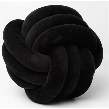 Coussin Boule Nouée Velours