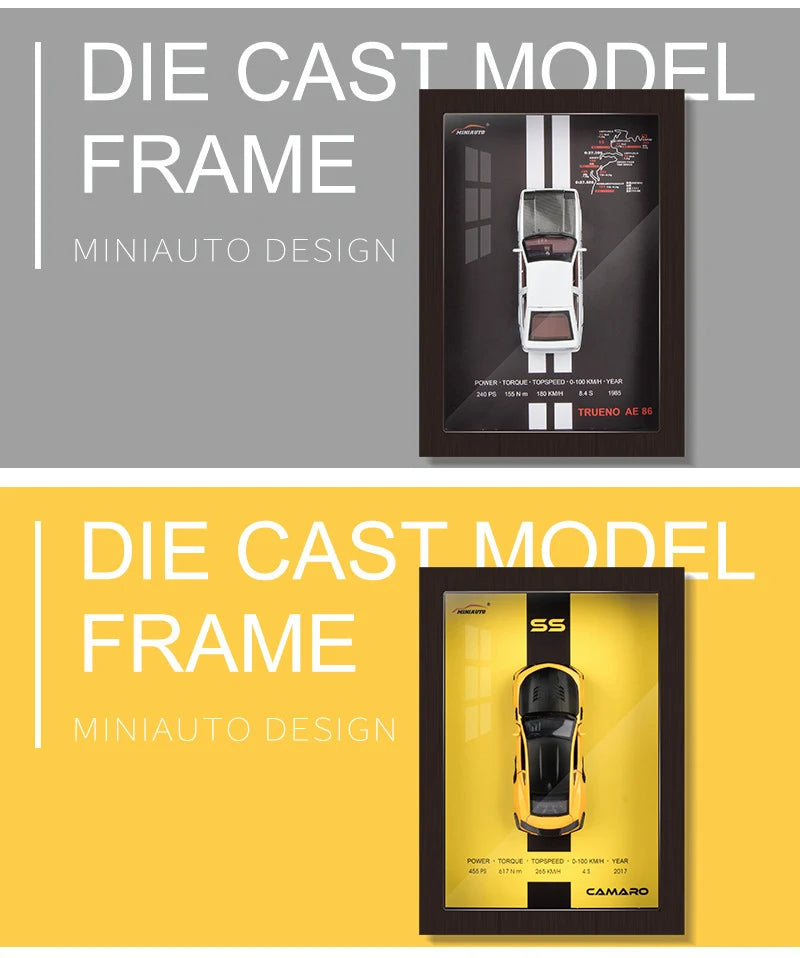 Cadre Photo 3D Voiture Miniature