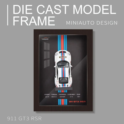 Cadre Photo 3D Voiture Miniature