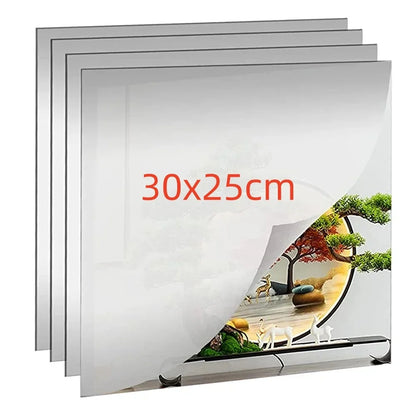 Stickers Miroir Acrylique Rectangulaires