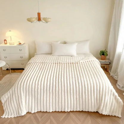 Plaid Doux Rayé