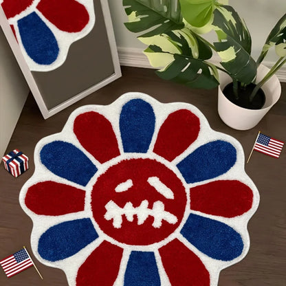 Tapis Fleur Décoratif 🌸