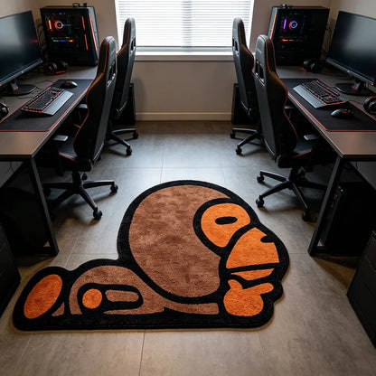 Tapis Singe Cartoon