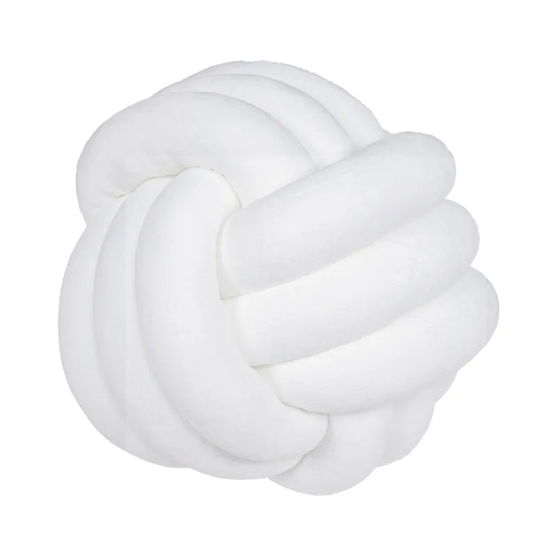 Coussin Boule Nouée Velours