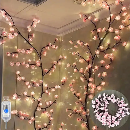 Guirlande Lumineuse Fleurs de Cerisier USB