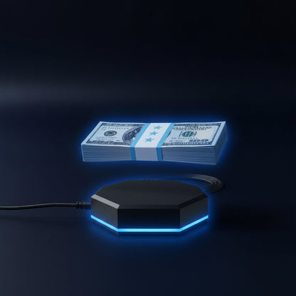 Lampe Lévitation liasse billet