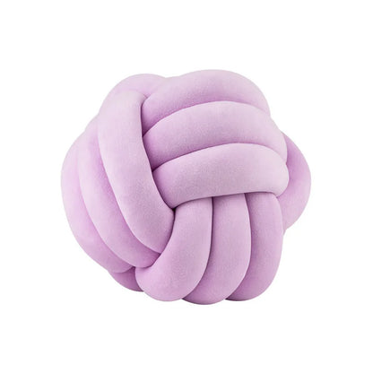 Coussin Boule Nouée Velours