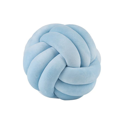 Coussin Boule Nouée Velours