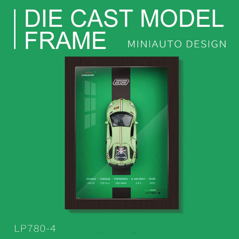 Cadre Photo 3D Voiture Miniature