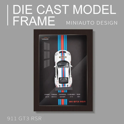 Cadre Photo 3D Voiture Miniature