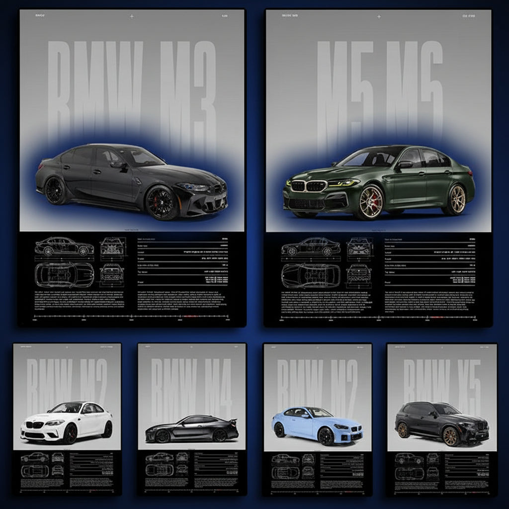 Affiche Décorative Voiture