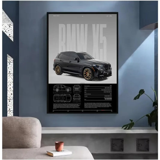 Affiche Décorative Voiture