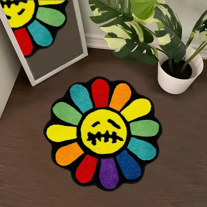 Tapis Fleur Décoratif 🌸