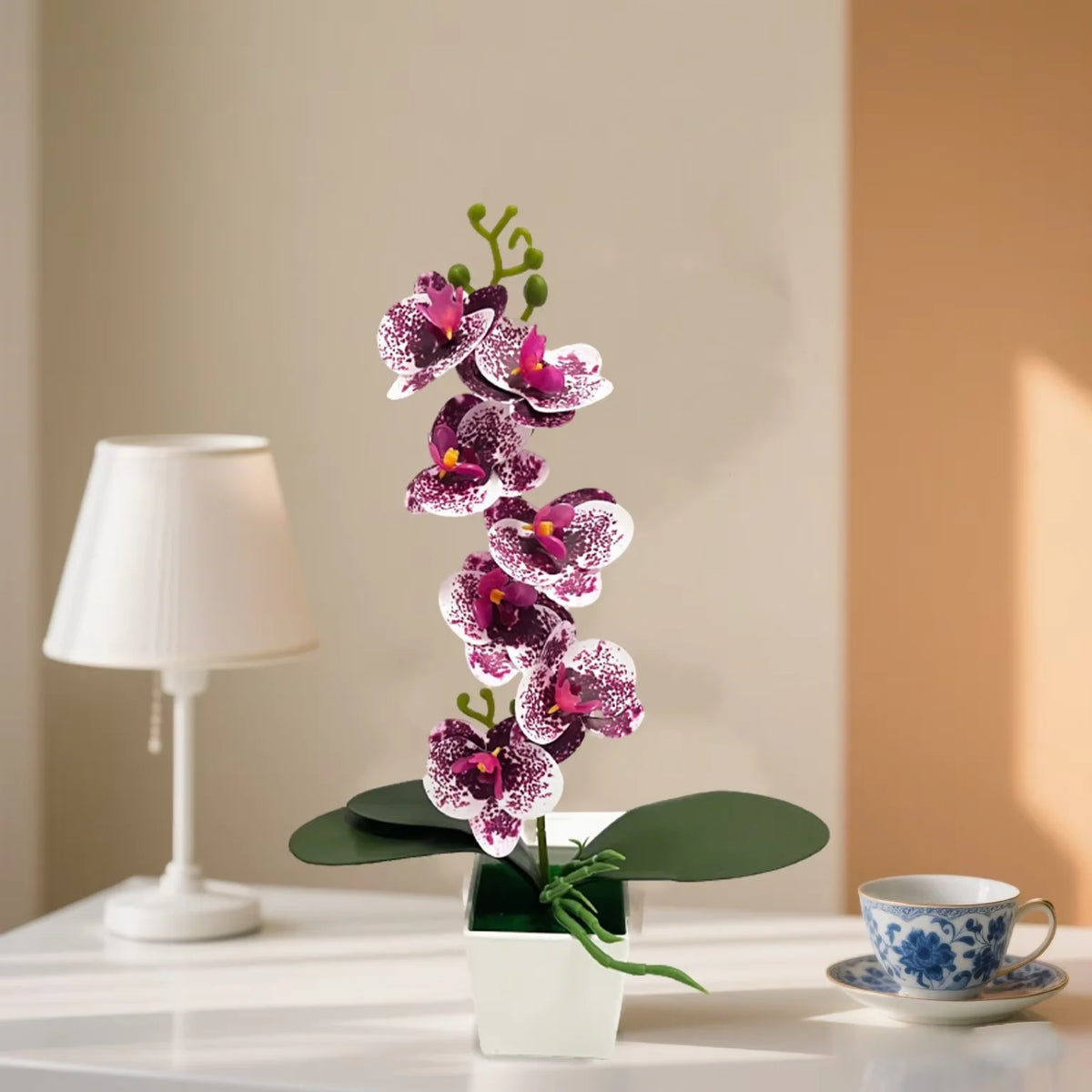 Plante Artificielle Mini en Pot Noir