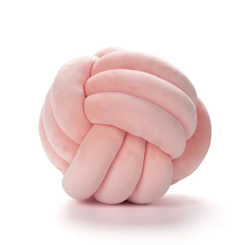 Coussin Boule Nouée Velours