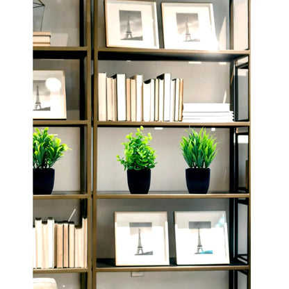 Plante Artificielle Mini en Pot Noir
