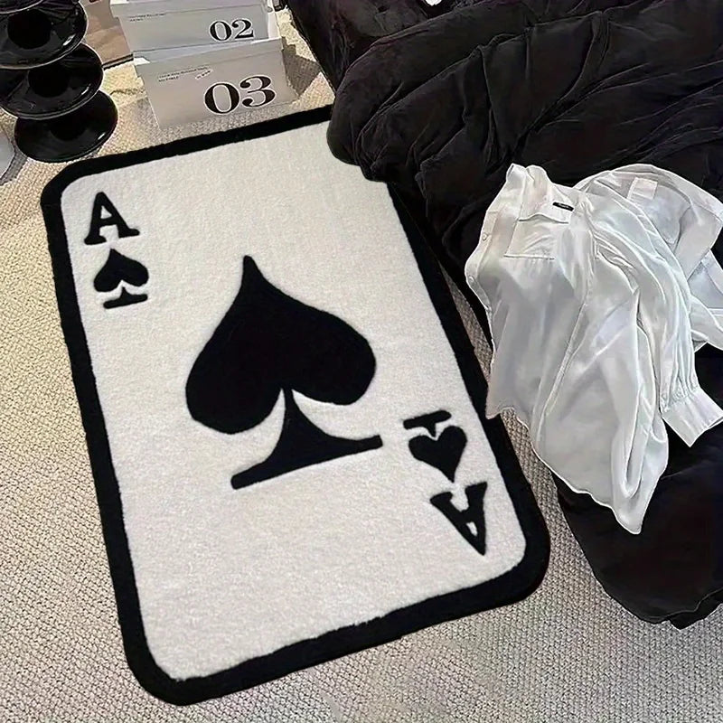 Tapis carte décoratif avec motif géométrique moderne