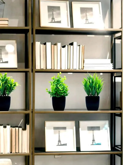 Plante Artificielle Mini en Pot Noir