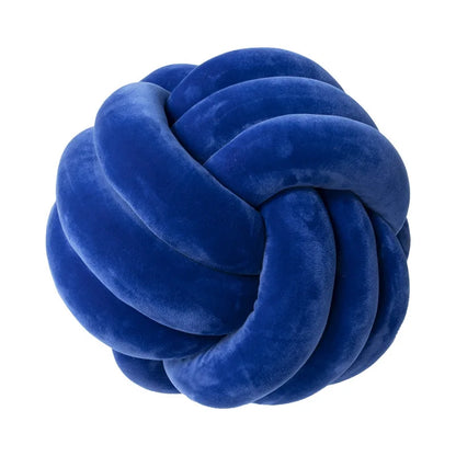 Coussin Boule Nouée Velours